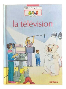 La Télévision FRENCH Language Kids HC Book Viens Voir! 3 4 5 Ans Andre Posner